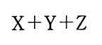 X＋Y＋Z